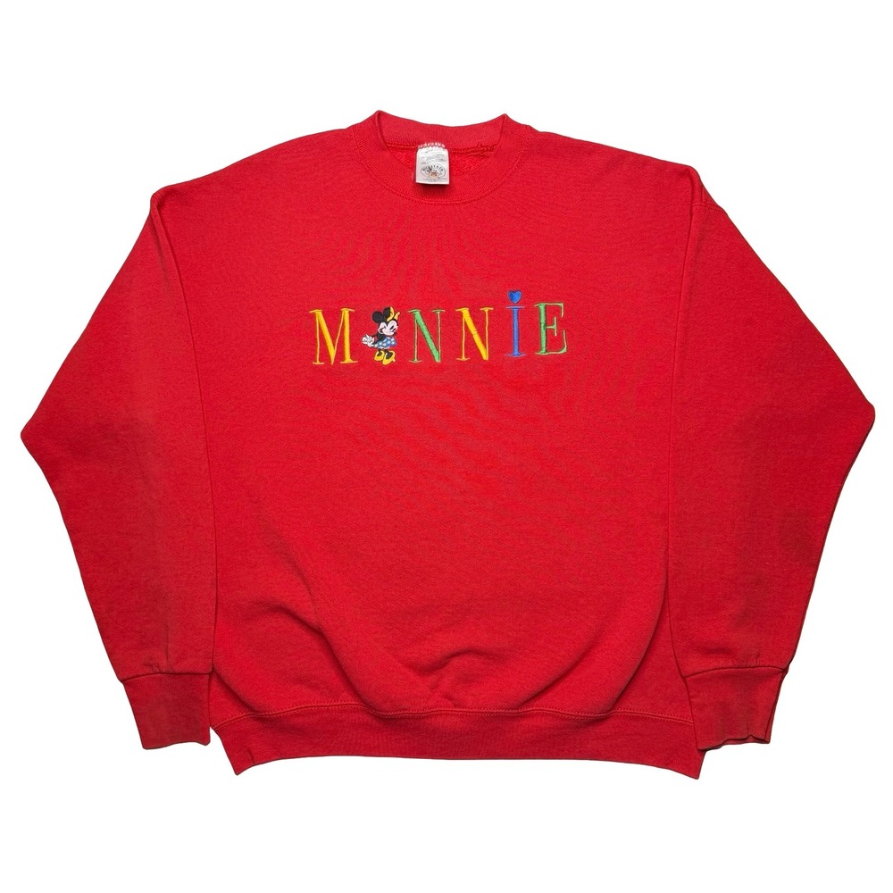 Vintage Disney Minnie Mouse red sweater